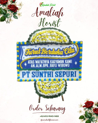 Papan Bunga Duka di Muncar