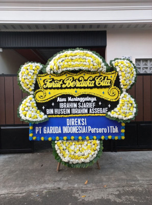 Papan Bunga Duka di Muncar